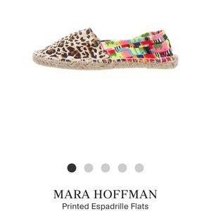 Mara Hoffman Jaguar Printed Espadrilles flats new